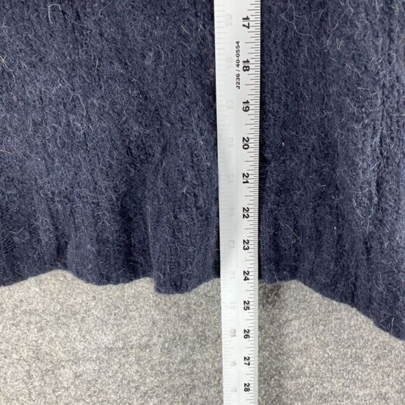 Ralph Lauren Sweater Pullover Women S Small Gray Geometric Knit Alpaca Collared - Picture 7 of 8